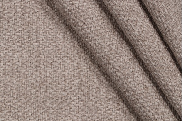 Aweigh Woven Linen Upholstery Fabric in Stone