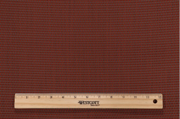 Phifertex Woven Vinyl Mesh Sling Chair Outdoor Fabric in Orange/Grey