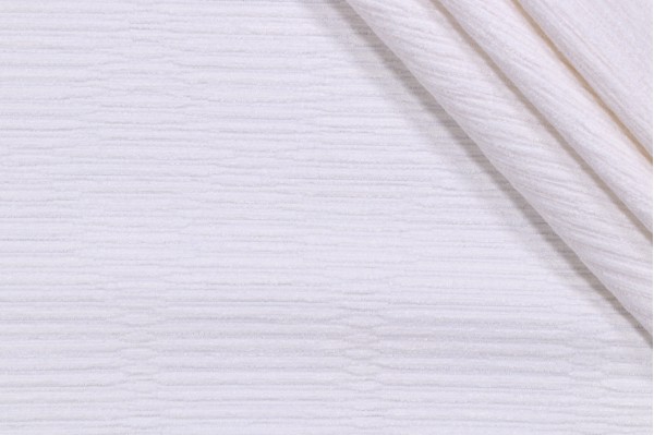 Alana Woven Chenille Upholstery Fabric in Snow