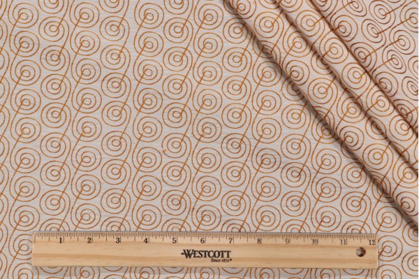 Click for 10 Yards Grey Watkins Constant Motion Embroidered Drapery Fabric in Terracotta for Scalamandre Grey Watkins Constant Motion Embroidered Drapery Fabric in Terracotta for Scalamandre