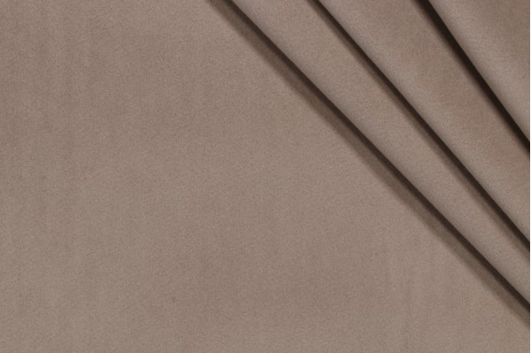 Scalamandre Safety Velvet Upholstery Fabric in Plaza Taupe