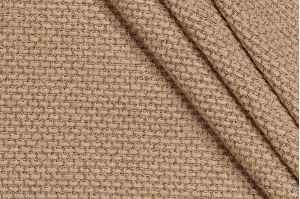 Scalamandre Bar Harbor Woven Chenille Upholstery Fabric in Straw