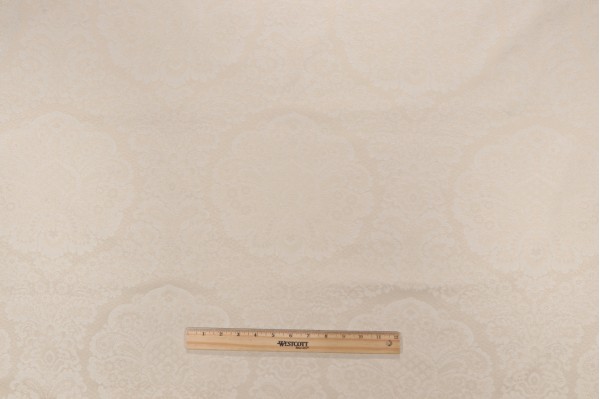 Click for 4.88 Yards Scalamandre Pasha Damask Upholstery Fabric in Beige Scalamandre Pasha Damask Upholstery Fabric in Beige