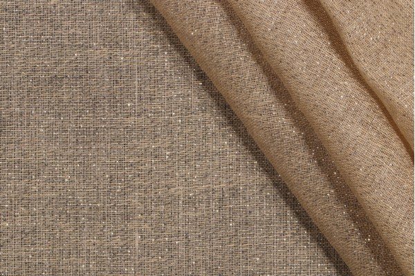 Scalamandre Sheer Woven Drapery Fabric in Gold