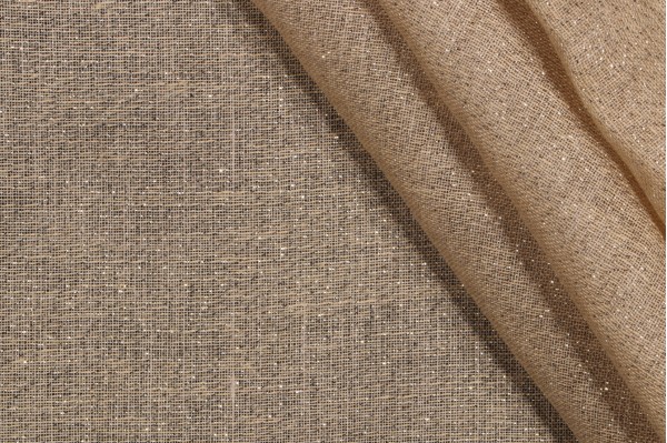 Scalamandre Sheer Woven Drapery Fabric in Gold