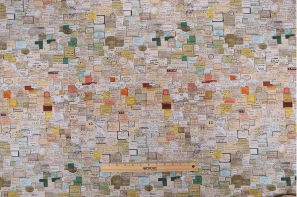 Click for Tim Holtz Laboratory - Curator Printed Cotton Craft Fabric in Multi for Free Spirit  Tim Holtz Laboratory - Curator Printed Cotton Craft Fabric in Multi for Free Spirit