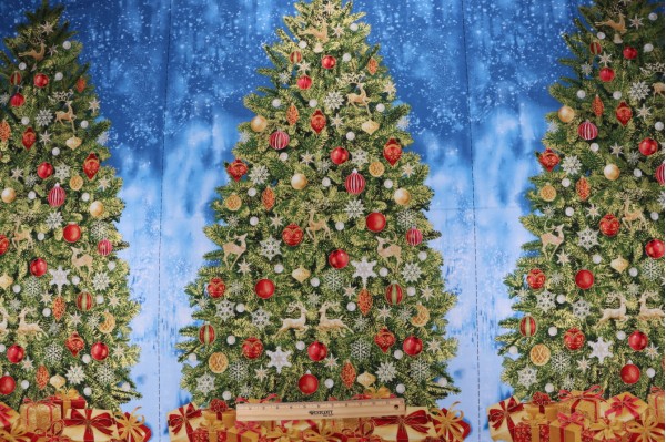 Click for Timeless Treasures Christmas Magic - Fancy Christmas Tree 24'' Panel Printed Cotton Craft Fabric in Multi  Timeless Treasures Christmas Magic - Fancy Christmas Tree 24'' Panel Printed Cotton Craft Fabric in Multi