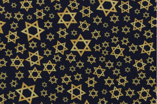 Click for Gail Cadden Hanukkah - Star of David Printed Cotton Craft Fabric in Navy for Timeless Treasures  Gail Cadden Hanukkah - Star of David Printed Cotton Craft Fabric in Navy for Timeless Treasures