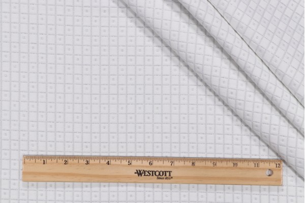 Covington Dot Matrix Matelasse Upholstery Fabric in 12-Pearl 