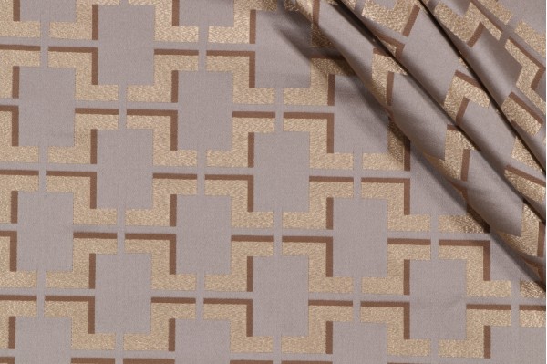 Covington Cabrini Damask Upholstery Fabric in 145-Travertine 