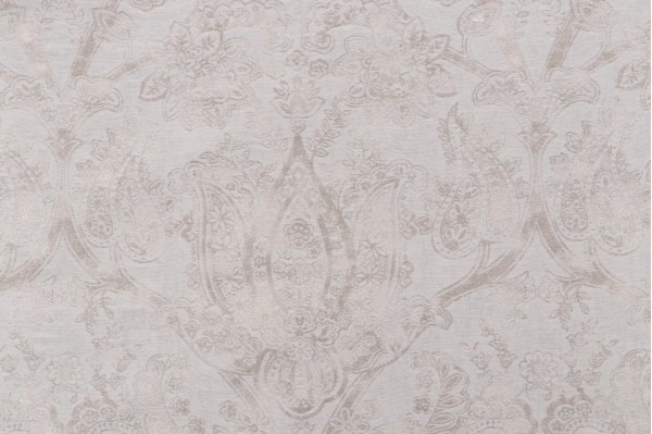 Sample of Covington Ursula Damask Upholstery Fabric in 10-Champagne 
