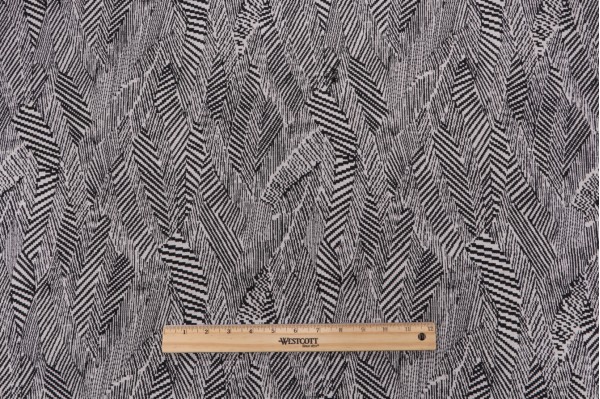 Hilary Farr Skintillate Woven Upholstery Fabric in 99-Onyx for Covington