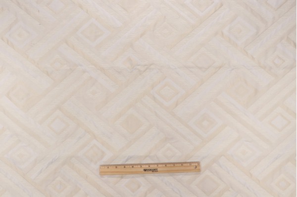 Robert Allen Jumada Damask Upholstery Fabric in Pearl