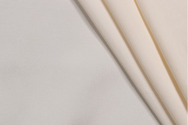 Robert Allen Rivoli Woven Drapery Fabric in Ivory