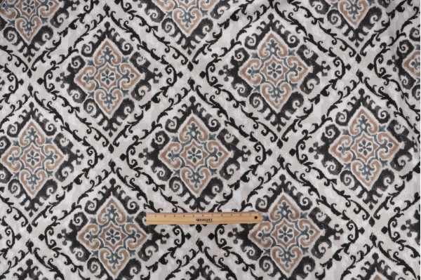 Click for 4 Yards Covington Feabhra Printed Cotton Drapery Fabric in 999-Slate Covington Feabhra Printed Cotton Drapery Fabric in 999-Slate