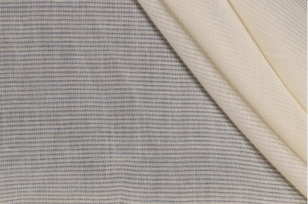 Scalamandre Solana 114 inch Weighted Sheer Drapery Fabric in Ivory