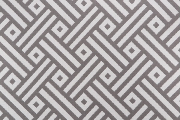 Sample of Thibaut Parterre W80330 Woven Solution Dyed Acrylic Outdoor Fabric in Heather Grey 