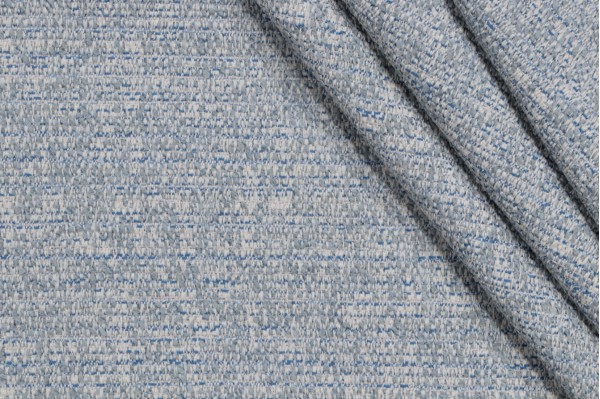 Solid Woven Upholstery Fabric in Frozen Pond