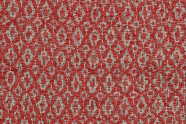 Hearth Woven Upholstery Fabric in Red