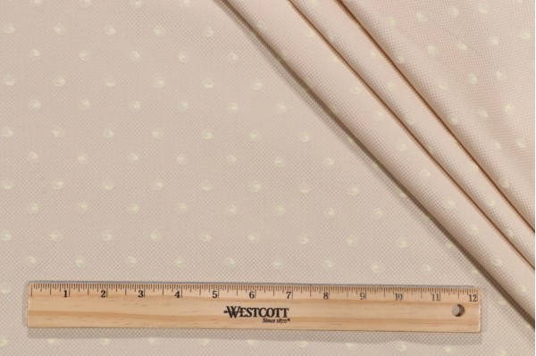 Grey Watkins Royal Mile Woven Decorator Fabric in Creme for Scalamandre