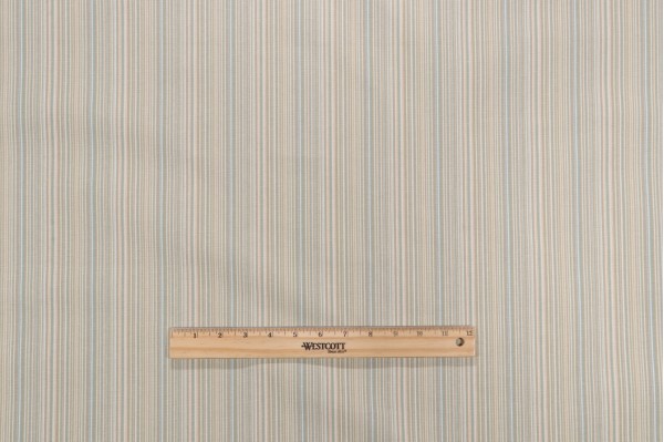 Covington Chase Stripe Woven Cotton Decorator Fabric in 503-Serenity