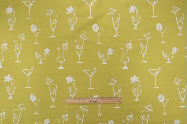 Covington Five O'Clock Somewhere Woven Polypropylene Outdoor Fabric in 244-Acid Green