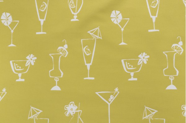 Covington Five O'Clock Somewhere Woven Polypropylene Outdoor Fabric in 244-Acid Green