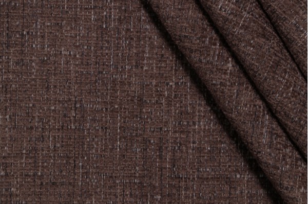 Covington Fluff Daddy Woven Chenille Upholstery Fabric in 603-Chocolate