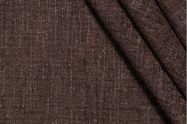 Covington Fluff Daddy Woven Chenille Upholstery Fabric in 603-Chocolate