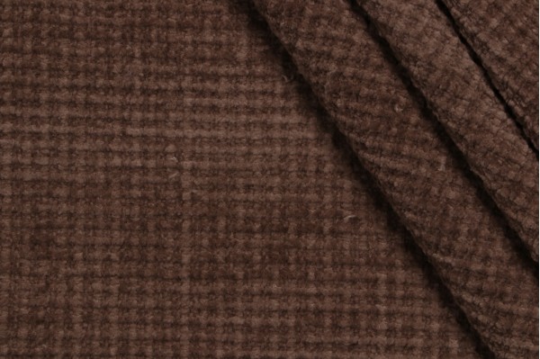 Scalamandre Woven Chenille Upholstery Fabric in Chocolate