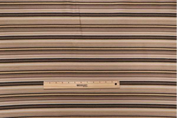 Scalamandre Tortola Stripe Woven Upholstery Fabric in Canyon