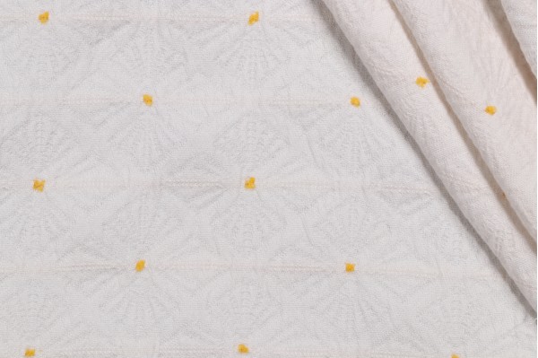 Scalamandre Mosaic Woven Upholstery Fabric in Sunshine