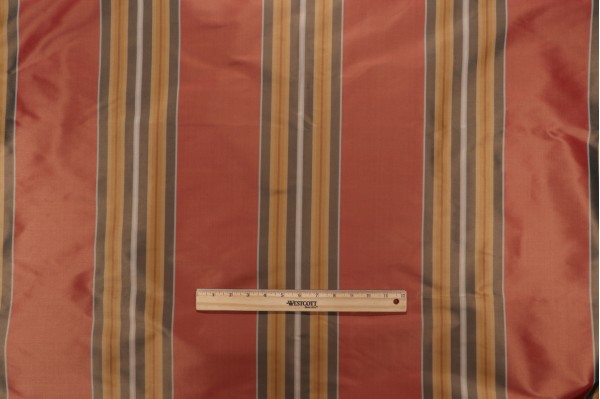 Scalamandre Chardonnay Silk Decorator Fabric in Deep Rose
