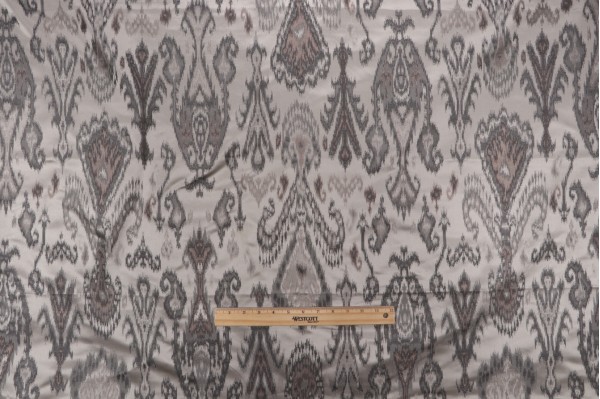 Scalamandre Savankhet Tapestry Upholstery Fabric in Smoke