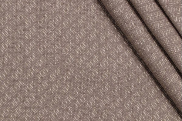 Grey Watkins A Neutral Feeling Woven Upholstery Fabric in Natural/Seal for Scalamandre
