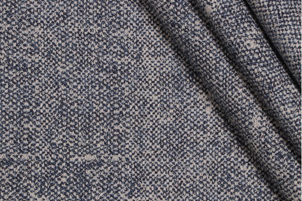 Thibaut Zara Texture W80005 Woven Solution Dyed Acrylic Outdoor Fabric in Indigo 