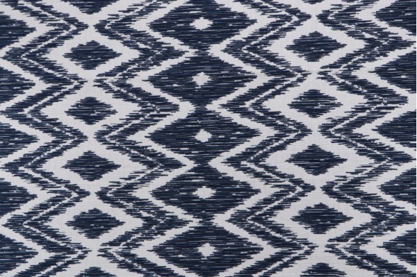 Sample of Thibaut Indira W80774 Woven Solution Dyed Acrylic Chenille Outdoor Fabric in Indigo 