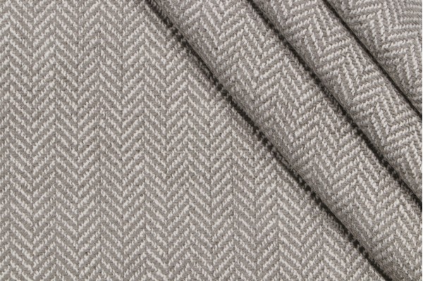 Sample of Thibaut Montebello W72130 Woven Chenille Upholstery Fabric in Smoke 