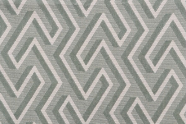 Scalamandre Maze Velvet Groispoint Velvet Upholstery Fabric in Harbor