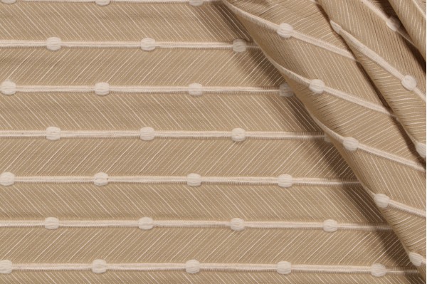 Scalamandre Balen Woven Upholstery Fabric in Travertine