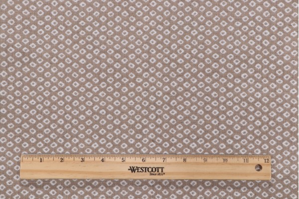 1 Yard Thibaut Shibori Dot W80031 Woven Solution Dyed Acrylic Outdoor Fabric in Linen