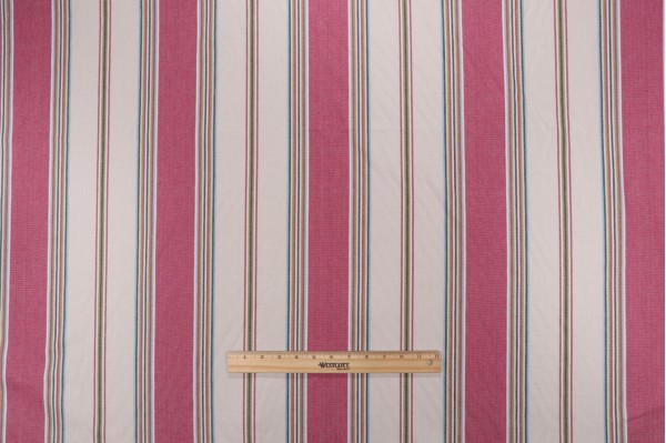 Click for 1 Yards Thibaut Bohemian Stripe W713022 Woven Cotton Decorator Fabric in Fuchsia Thibaut Bohemian Stripe W713022 Woven Cotton Decorator Fabric in Fuchsia