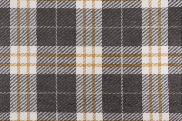 Click for 1 Yards Thibaut Percival Plaid W80079 Woven Chenille Upholstery Fabric in Charcoal/Yellow Thibaut Percival Plaid W80079 Woven Chenille Upholstery Fabric in Charcoal/Yellow
