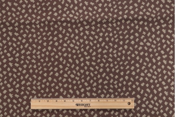 Sample of Thibaut Pongo W79630 Woven Upholstery Fabric in Natural and Charcoal 
