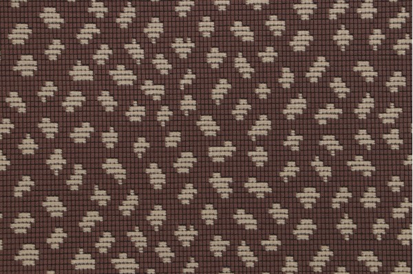 Sample of Thibaut Pongo W79630 Woven Upholstery Fabric in Natural and Charcoal 