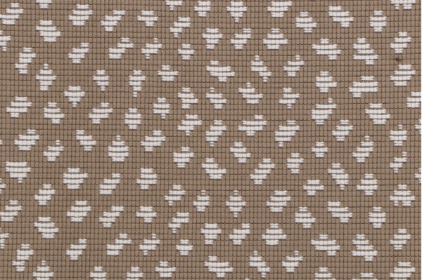 Thibaut Pongo W79628 Woven Upholstery Fabric in Linen and White