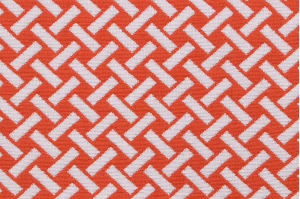 Sample of Thibaut Portico W80041 Woven Solution Dyed Acrylic Outdoor Fabric in Coral 