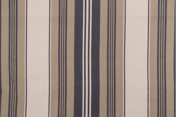 Thibaut Sheridan Stripe W80070 Woven Upholstery Fabric in Charcoal and Linen 
