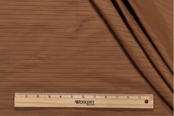Thibaut DS80076 Woven Drapery Fabric in Middle Bronze 