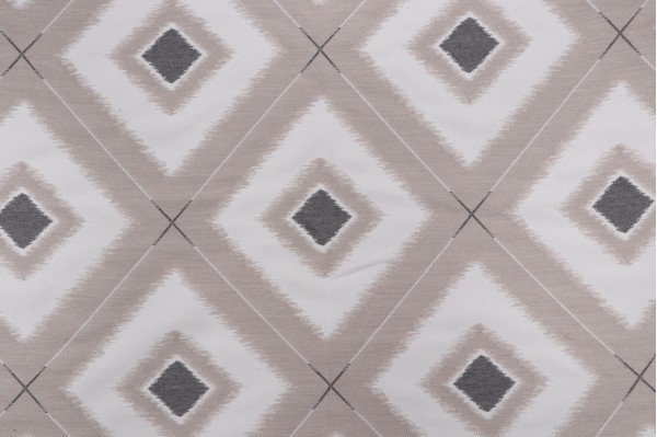 Thibaut Delray Diamond W80583 Woven Solution Dyed Acrylic Outdoor Fabric in Flax